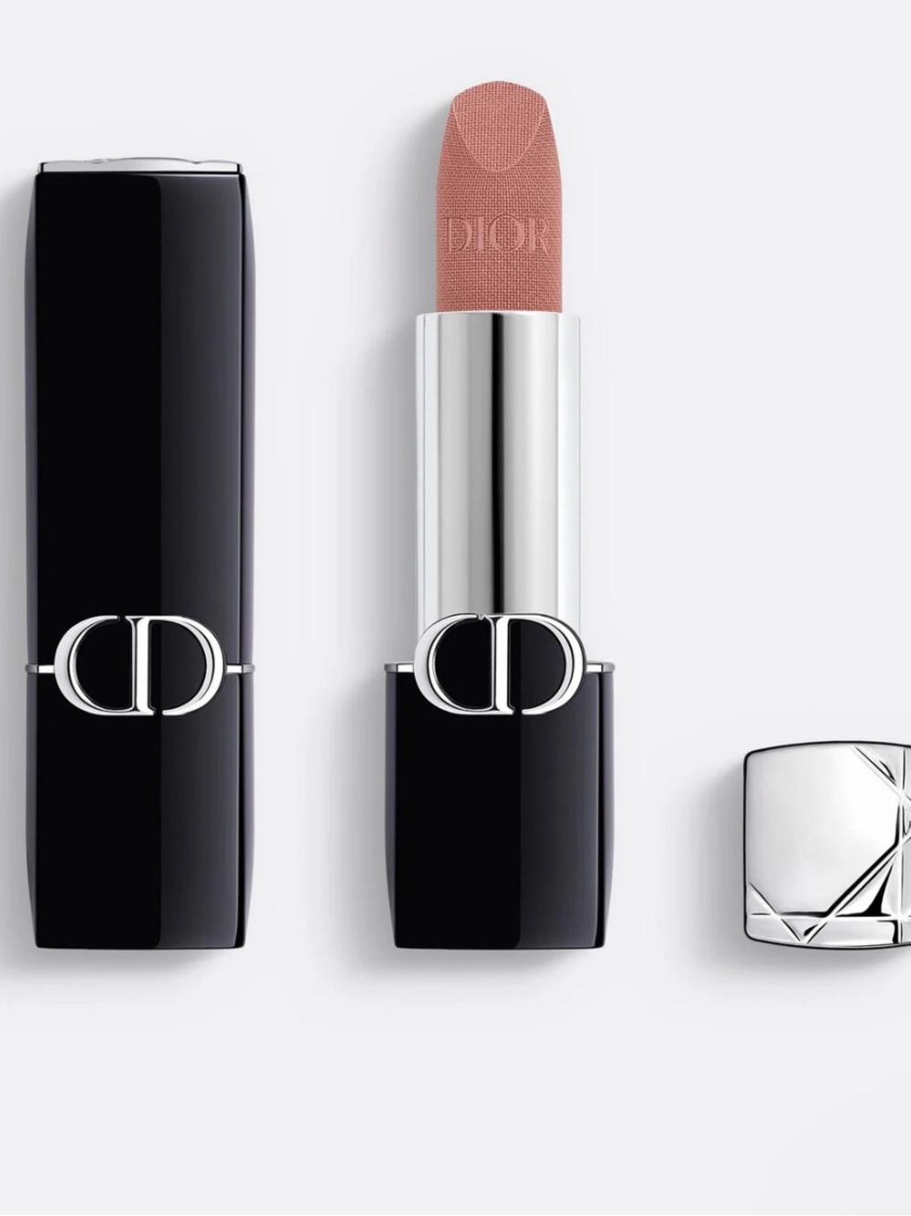 Dior Nude Pink Satin Lipstick - Elegant Neutral Rose